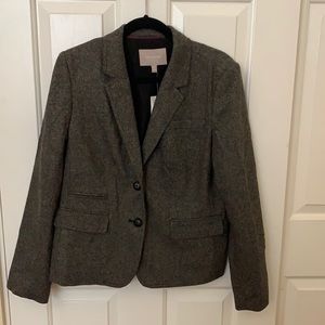 Banana Republic Tweed Blazer Size 14 NWT